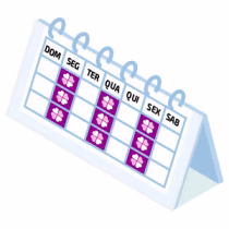 Calendário de Postas LotoFácil